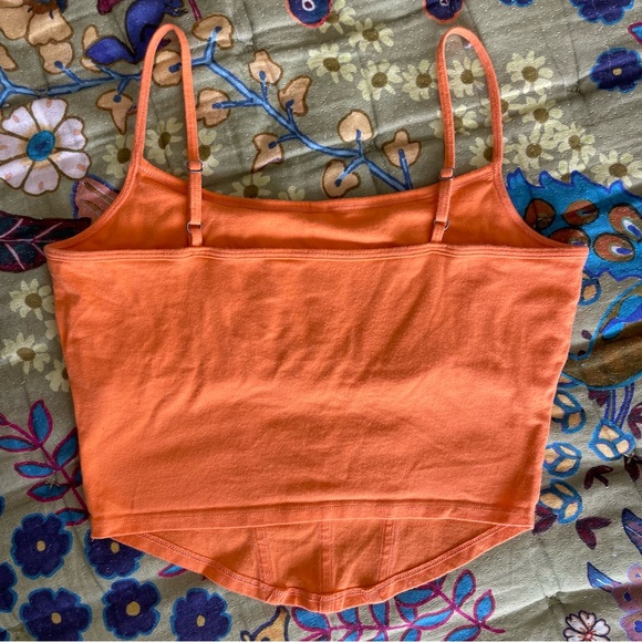 Hollister Cropped Bustier-Style Tank Top MEDIUM - Picture 2 of 9